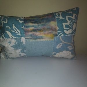 One of a kind throw pillow hand crafted